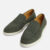 Olive Suede Loafers