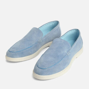 Blue Suede Loafers